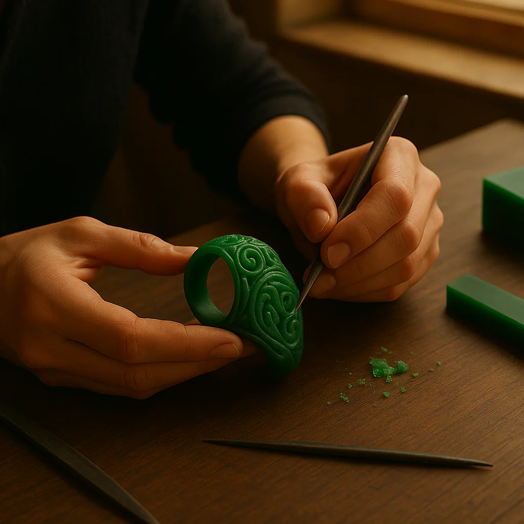 joyera trabajando